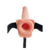 Fetish arnés ajustable pene realístico con testículos squirting 19 cm