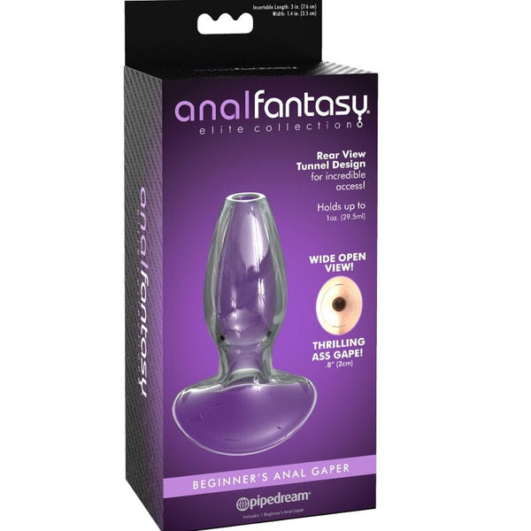 Dilatador anal gaper para principiantes cristal talla s