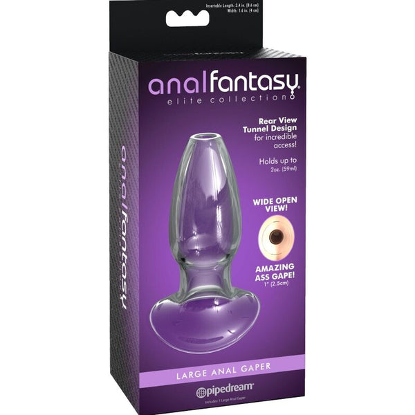ANAL FANTASY ELITE COLLECTION - PLUG ANAL DE CRISTAL ERGONÓMICO IMPERMEABLE