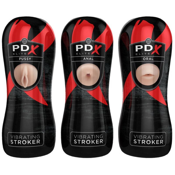 Pdx set masturbador 12 unidades 6x vagina 3x ano 3x boca