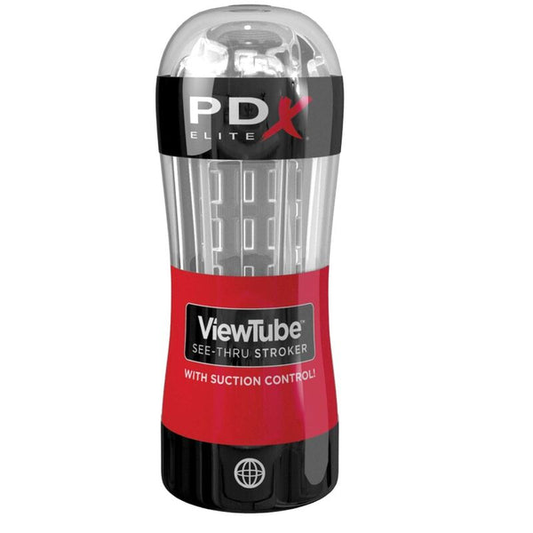 Masturbador viewtube control succionador transparente