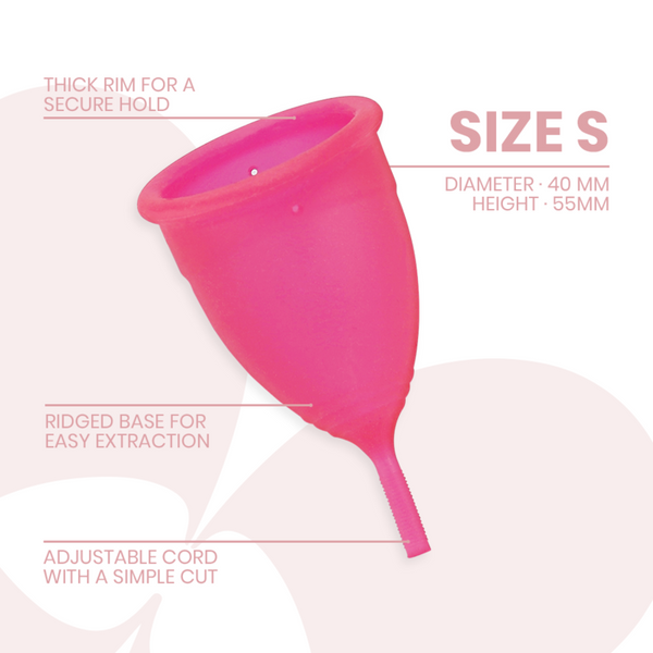 Intimichic copa menstrual silicona medica talla s