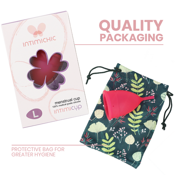 Intimichic copa menstrual silicona medica talla l