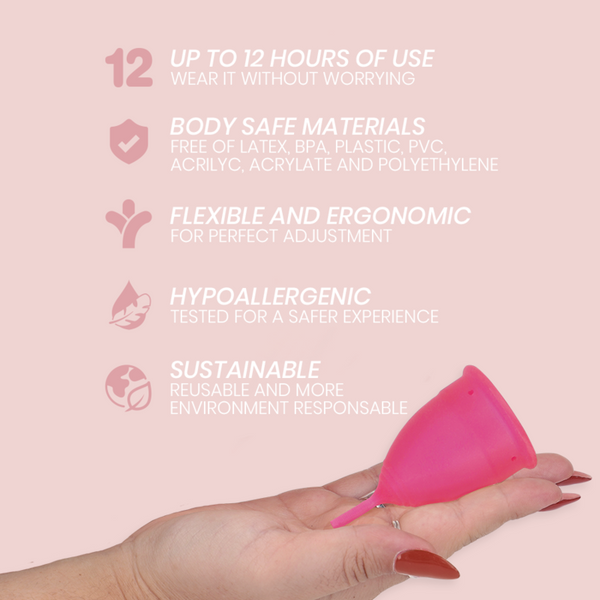 Intimichic copa menstrual silicona medica talla l