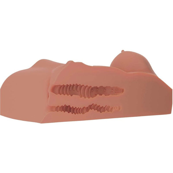 Pdx torso masturbador femenino doble entrada caramelo