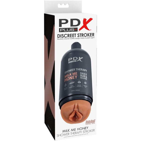 Pdx masturbador diseño discreto de bote champu milk me honey caramelo