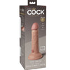 King élite dildo realístico silicona 15.2 cm