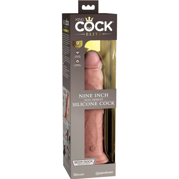 King élite dildo realístico silicona 23 cm