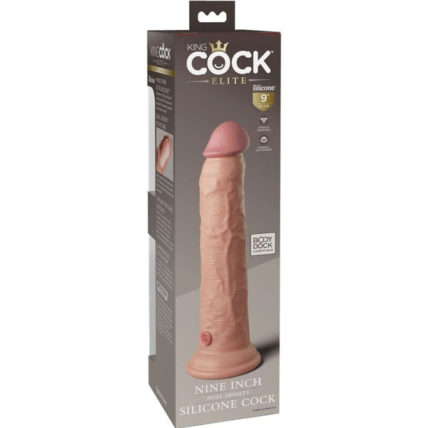 King élite dildo realístico silicona 23 cm