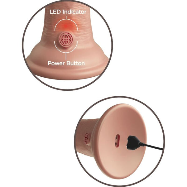 Élite dildo realístico vibrador y silicona 20.3 cm