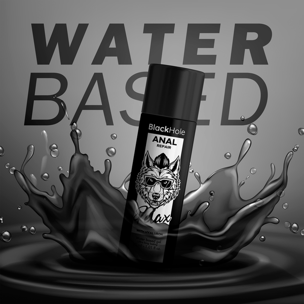 Black anal repair base agua relax con hyaluron 30 ml