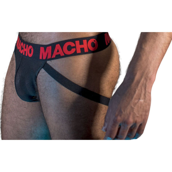 Macho mx26x2 jock negro rojo xl