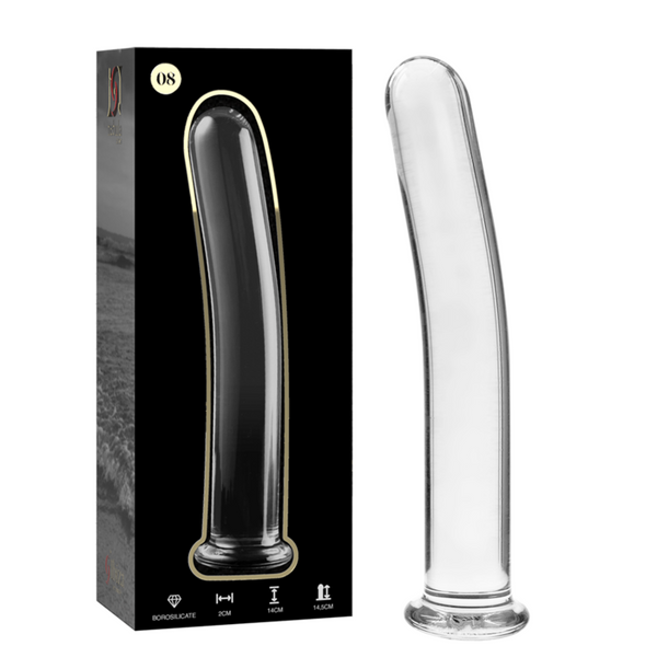 Nebula modelo 8 dildo cristal rosa 14.5 cm o 2 cm