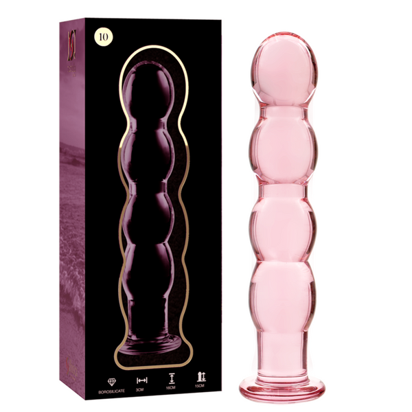 Nebula modelo 10 dildo cristal rosa 16.5 cm o 3.5 cm