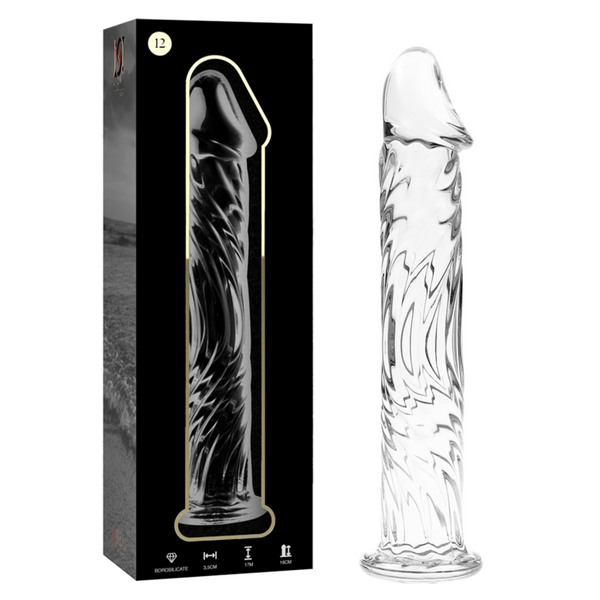 Nebula modelo 12 dildo cristal rosa 17 cm o 3.5 cm