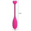 Fisherman huevo vibrador rosa controlado por app