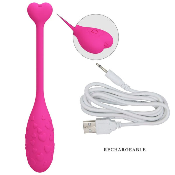 Fisherman huevo vibrador rosa controlado por app
