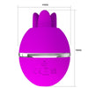 Gemini ball vibrador de silicona redondo morado