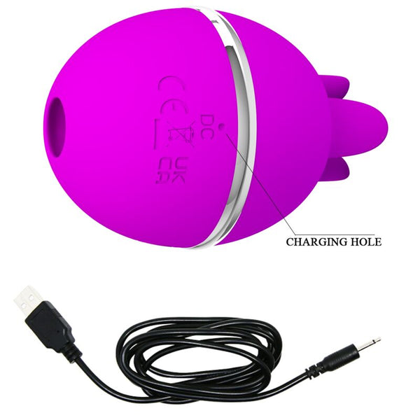 Gemini ball vibrador de silicona redondo morado