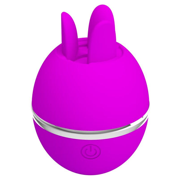 Gemini ball vibrador de silicona redondo morado