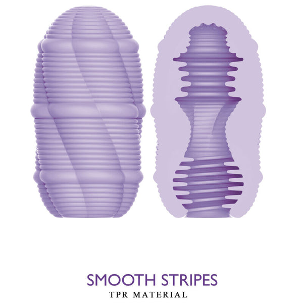 Pretty huevo masturbador smooth stripes cupid