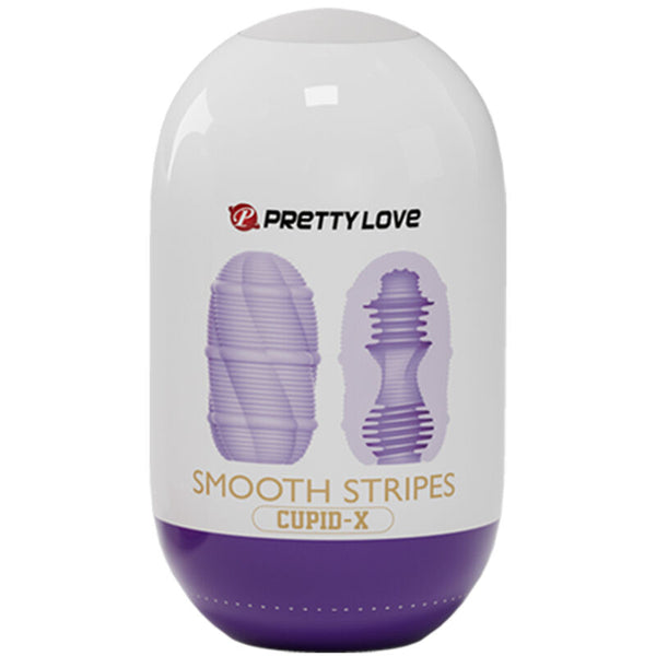 Pretty huevo masturbador smooth stripes cupid