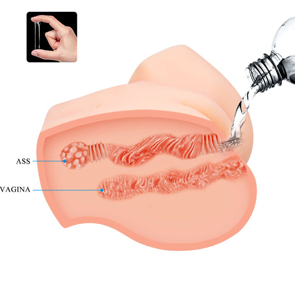Vagina y ano realísticos vibrador samantha