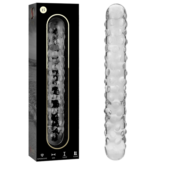 Nebula modelo 15 dildo cristal rosa 18.5 cm o 3 cm