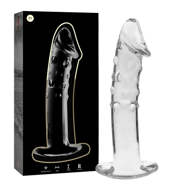 Nebula modelo 19 dildo cristal rosa 18.5 cm o 4 cm
