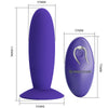 Youth plug anal vibrador control remoto violeta