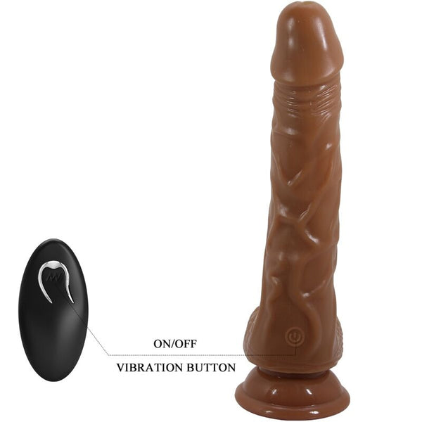 Bodach vibrador realista con ventosa control remoto