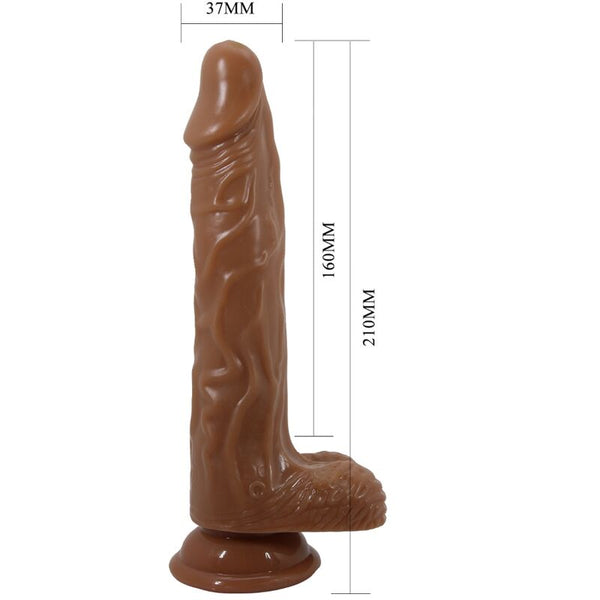 Bodach vibrador realista con ventosa control remoto