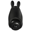Vibrador de bolsillo conejo negro lastic pocket