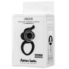 Vibrador negro lingus anillo