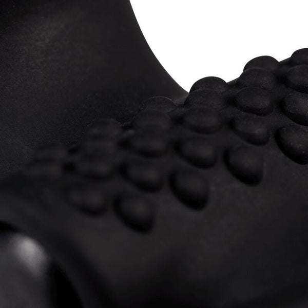 Vibrador negro lingus anillo