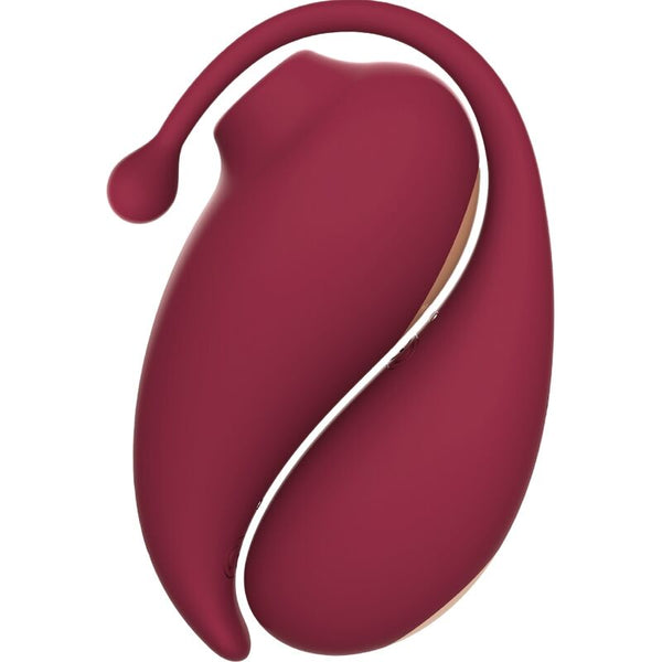 Succionador clítoris con huevo vibrador rojo inspiration