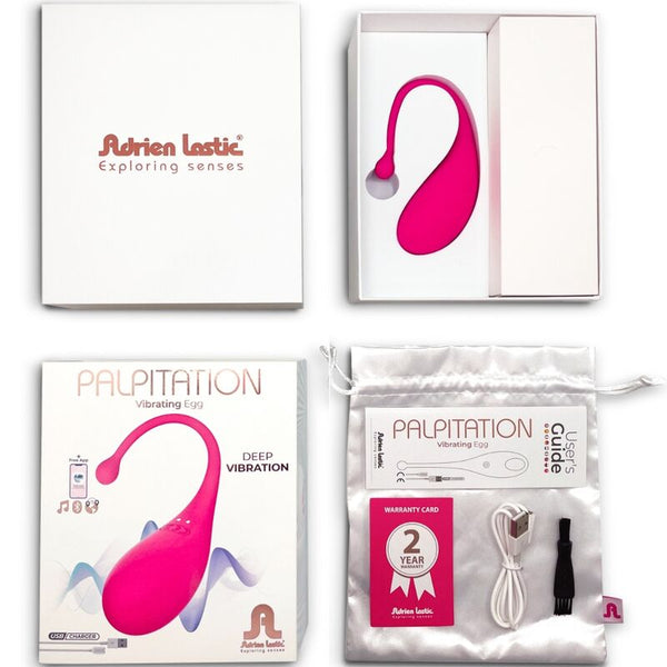 Vibrador rosa palpitation huevo