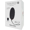 Vibrador recargable control remoto negro ocean breeze 2.0 huevo