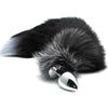 Alive anal pleasure plug metal cola de zorro talla m