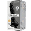 Silexd modelo 1 pene realístico silicona premium silexpan negro 23 cm