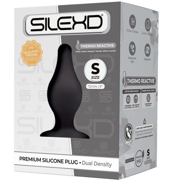 Silexd modelo 2 plug anal silicona premium silexpan premium termorreactivo talla s