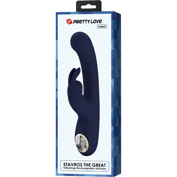 Lamar vibrador rabbit y Punto G azul