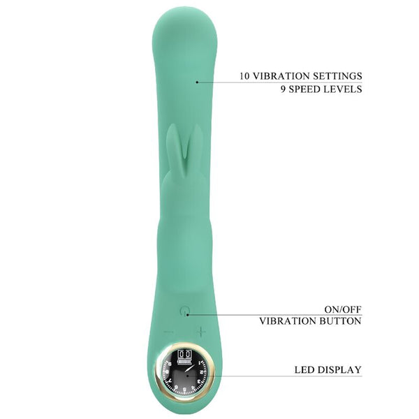 Lamar vibrador rabbit y Punto G verde