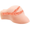 Crazy vagina y ano con malla realista con vibración