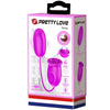 Daisy huevo dual vibrador recargable morado
