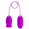 Daisy huevo dual vibrador recargable morado