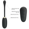 Doreen huevo vibrador de lujo recargable negro control remoto
