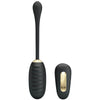 Doreen huevo vibrador de lujo recargable negro control remoto
