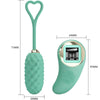 Vivian huevo vibrador control remoto verde