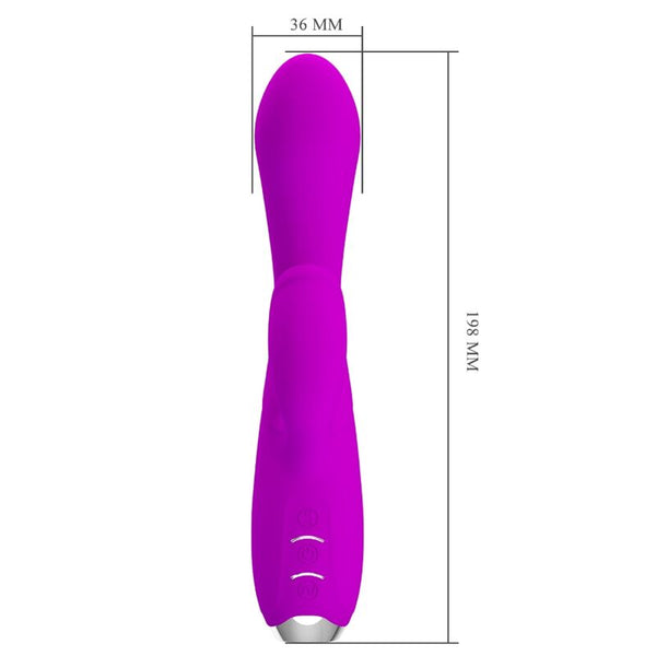 Gloria vibrador conejo recargable impermeable morado